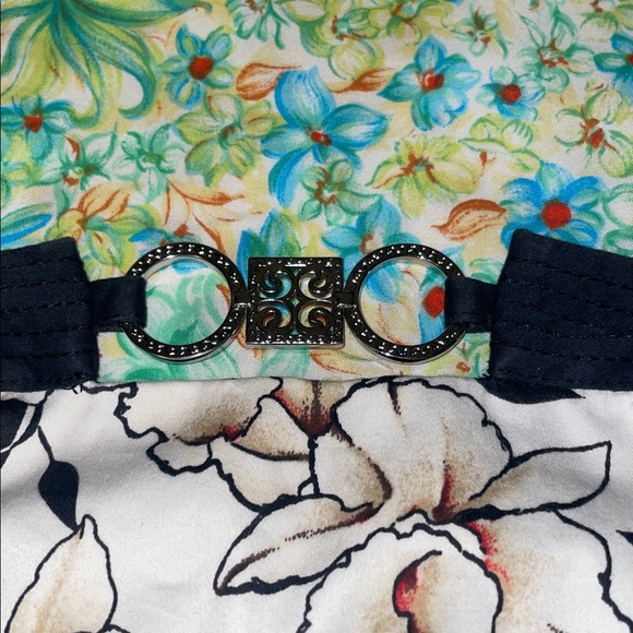 White House Black Market floral Strapless Top (6) - Picture 5 of 7